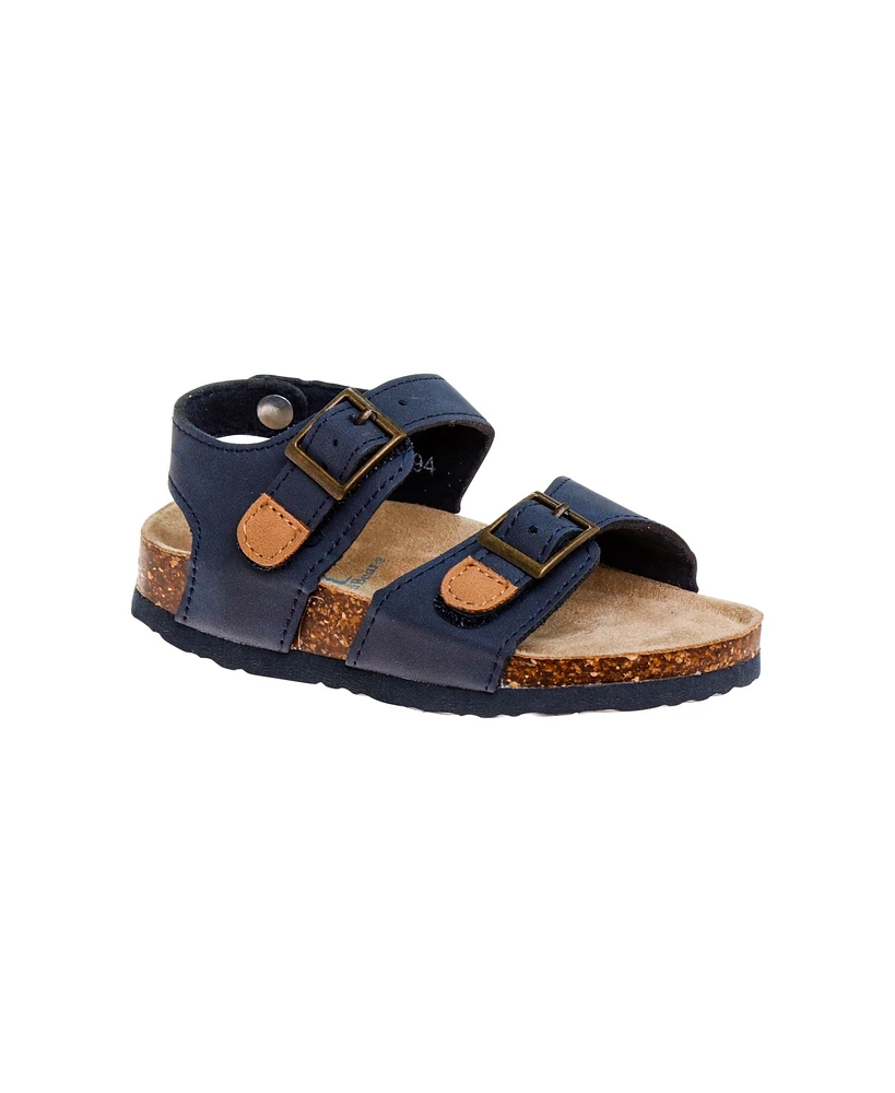 Rugged Bear Toddler Boys Buckle Footbed Sandals