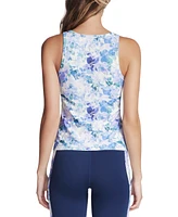 Skechers Gowalk Seascape Floral-Print Shelf-Bra Tank Top