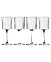 Godinger Sullivan Street Fluted Wine Glasses