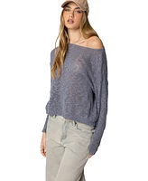 Edikted Women's Bri Oversized Boat Neck Sweater