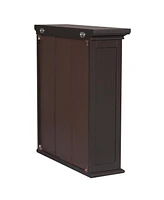 Slickblue 2-Door Bathroom Wall Cabinet with Open Shelf For Bathroom