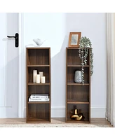 Slickblue Multi-Functional Double-Decker Bookcase for Space-Saving and Versatile Storage