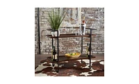 Slickblue Chic Bar Cart for Stylish and Convenient Drink Storage and Serving