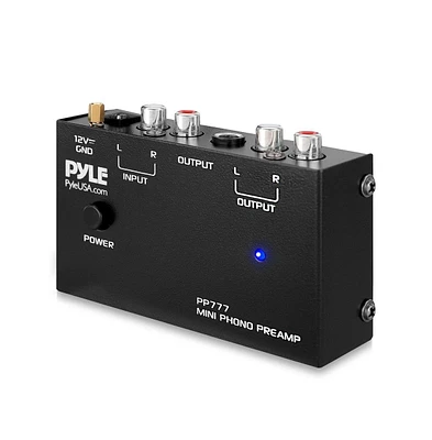 Pyle Phono Turntable Preamp with Rca Input & Low Noise Operation