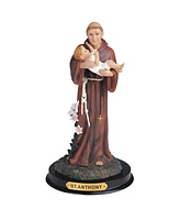 2-pc Set" Fc Design 9"H Saint Anthony Holding Child Jesus Statue Anthony of Padua Holy Figurine Statue Ornament Home Room Office Decor and Perfect Id