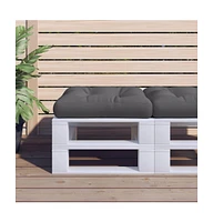 Pallet Cushion Anthracite 23.6"x24.2"x3.9" Fabric