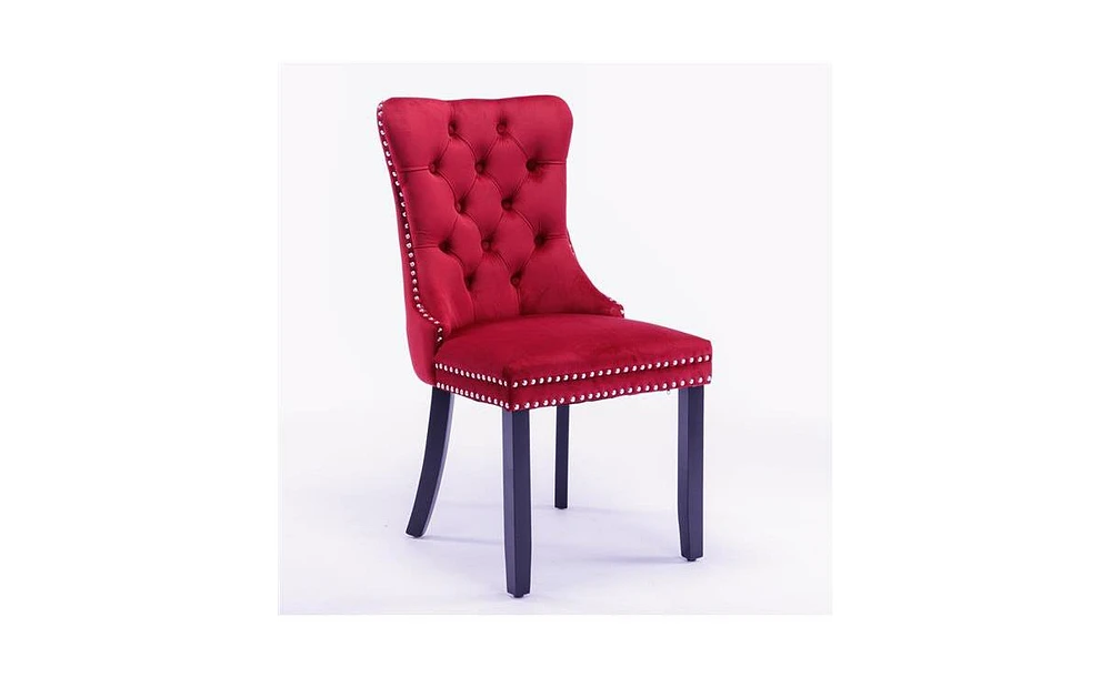 Slickblue High-End Tufted Contemporary Upholstered Dining Chair for Elegant and Comfortable Seating