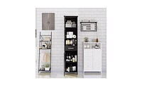 Slickblue Elegant Standing Cabinet for Stylish Storage and Home Organization