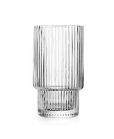 Godinger Sullivan Street Fluted Highball Glasses, Set of 4