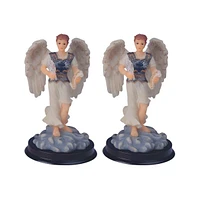 Fc Design "2-pc Set" 6"H Archangel Gabriel Statue The Messenger Angel Holy Figurine Statue Ornament Home Room Office Decor and Perfect Ideas for House