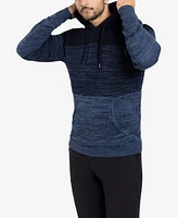 X-Ray Men's Color Blocked Hooded Sweater