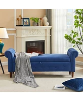 Slickblue Multifunctional Sofa Stool for Versatile Seating and Convenient Storage