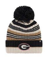 '47 Brand Women's Khaki Georgia Bulldogs Barista Cuffed Knit Hat with Pom