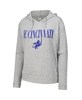 Concepts Sport Women's Gray Fc Cincinnati Juniper Long Sleeve Hoodie T-Shirt