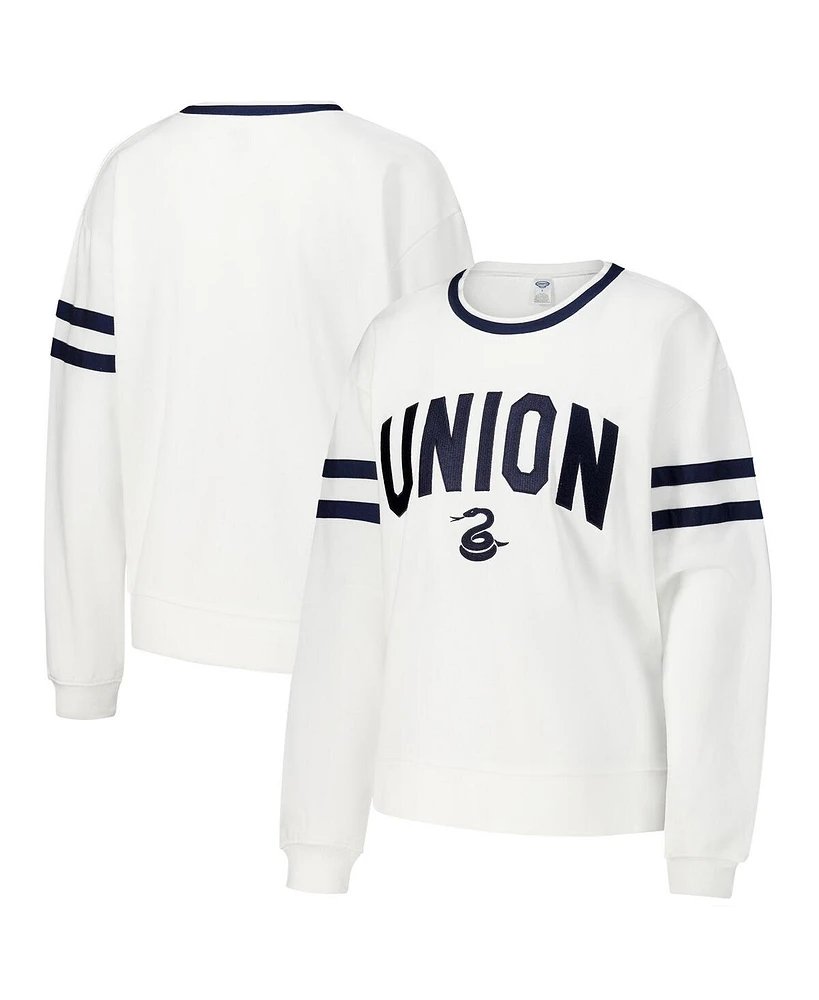 Concepts Sport Women's White Philadelphia Union Borough Long Sleeve T-Shirt