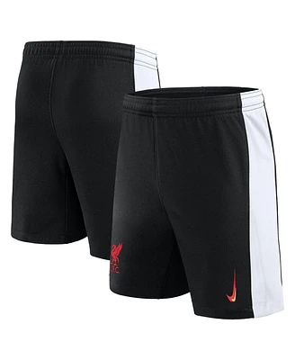 Nike Big Boys and Girls Black Liverpool 2024/25 Third Stadium Shorts