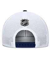 Fanatics Men's Blue/Gold St. Louis Blues Authentic Pro A-Frame Rink Adjustable Hat