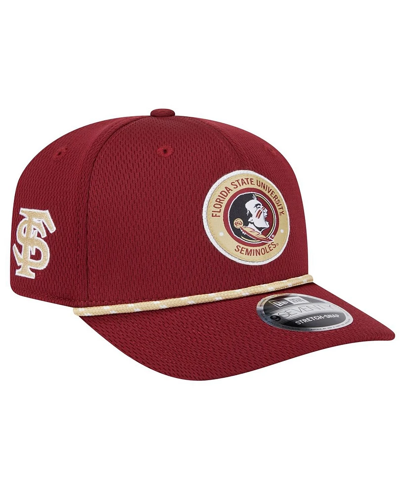 New Era Men's Garnet Florida State Seminoles Coolera 9SEVENTY Rope Stretch-Snap Hat