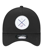 New Era Men's Black Los Angeles Dodgers 9FORTY A-Frame Adjustable Hat