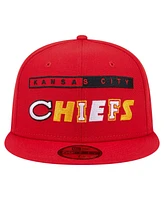 New Era Men's Red Kansas City Chiefs Ransom 59FIFTY Fitted Hat