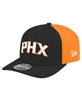 New Era Men's Black/Orange Phoenix Suns Statement Edition Jersey Hook 9SEVENTY Stretch-Snap Hat