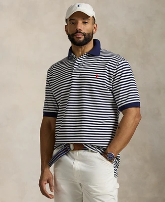 Polo Ralph Lauren Men's Big & Tall Striped Mesh Shirt