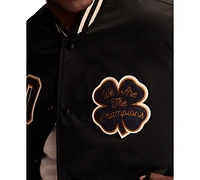 Lucky Brand Men's Embroidered Varsity Jacket