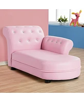 Gouun Armrest Relax Chaise Lounge Kids Sofa