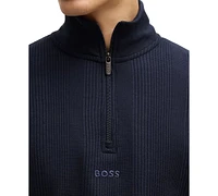 Boss Men's Structure Quarter-Zip Pajama Jacket