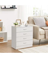 Slickblue 4-Drawer Nightstand Dresser for Stylish and Functional Bedroom Storage