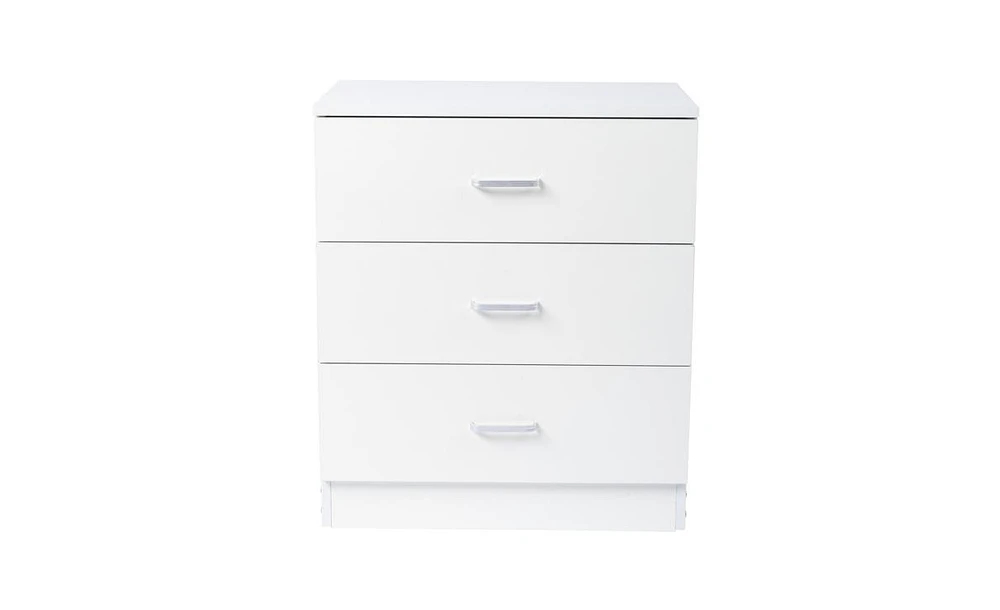 Slickblue Modern Simple 3-Drawer Dresser for Sleek and Functional Bedroom Storage