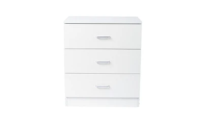 Slickblue Modern Simple 3-Drawer Dresser for Sleek and Functional Bedroom Storage