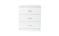 Slickblue Modern Simple 3-Drawer Dresser for Sleek and Functional Bedroom Storage