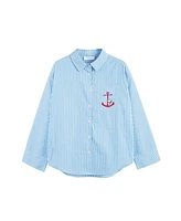 Chinti & Parker Snoopy Anchor Long Sleeve Shirt and Pants Set