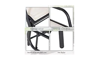 Slickblue Set of 2 Outdoor Glider Chairs for Comfortable Patio Seating