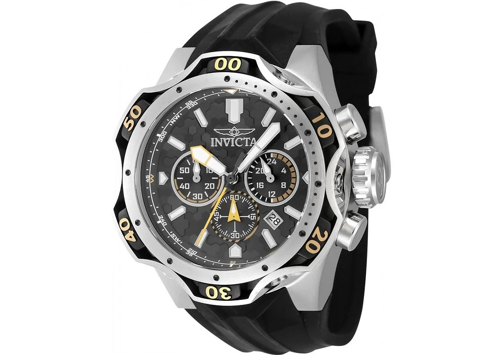 Invicta Men's 47760 Venom Quartz Chronograph Black, Grey Dial Watch