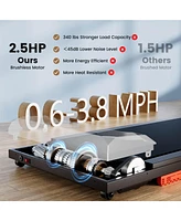 Walking Pad 2.5HP Under Desk Treadmill with Remote Control App-Enabled for Home
