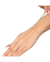 Juicy Couture Crystal Tennis Bracelet with Signature Script Logo Charm