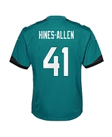 Nike Big Boys and Girls Josh Hines-Allen Teal Jacksonville Jaguars Team Game Jersey