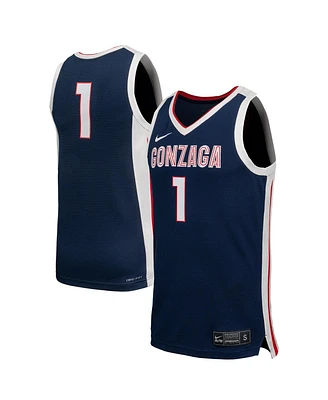 Nike Men's Navy Gonzaga Bulldogs Replica Basketball Jersey