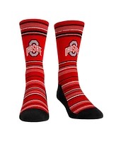 Rock 'Em Men's Ohio State Buckeyes Primary Crew Socks Boxer Briefs Combo Pack