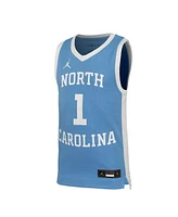 Nike Big Boys and Girls 1 Carolina Blue North Tar Heels Retro Replica Basketball Jersey