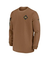 Nike Men's Brown San Francisco 49ers Salute to Service Pullover Sweatshirt