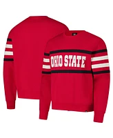 '47 Men's Scarlet Ohio State Buckeyes Coaches Collection Pullover Sweatshirt