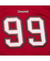 Mitchell & Ness Men's Warren Sapp Red Tampa Bay Buccaneers 2002 Legacy Replica Jersey