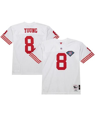 Mitchell & Ness Men's Steve Young White San Francisco 49ers 1994 Authentic Throwback Retired Player Jersey