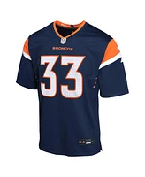 Nike Big Boys and Girls Javonte Williams Navy Denver Broncos Mile High Collection Game Jersey
