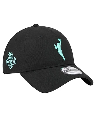 New Era Men's Black New York Liberty 9TWENTY Adjustable Hat