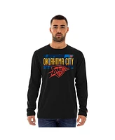 New Era Men's Black Oklahoma City Thunder 2024/25 City Edition Long Sleeve T-Shirt