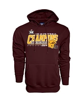 Blue 84 Men's Maroon Arizona State Sun Devils 2024 Big 12 Football Conference Champions Locker Room Pullover Hoodie